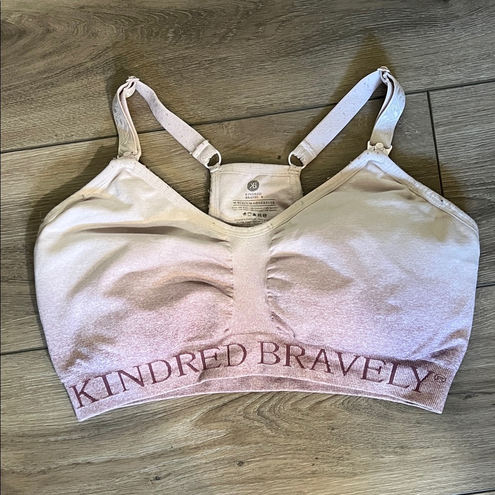 Kindred Bravely Soft Purple Nursing and Pumping Sports Bra